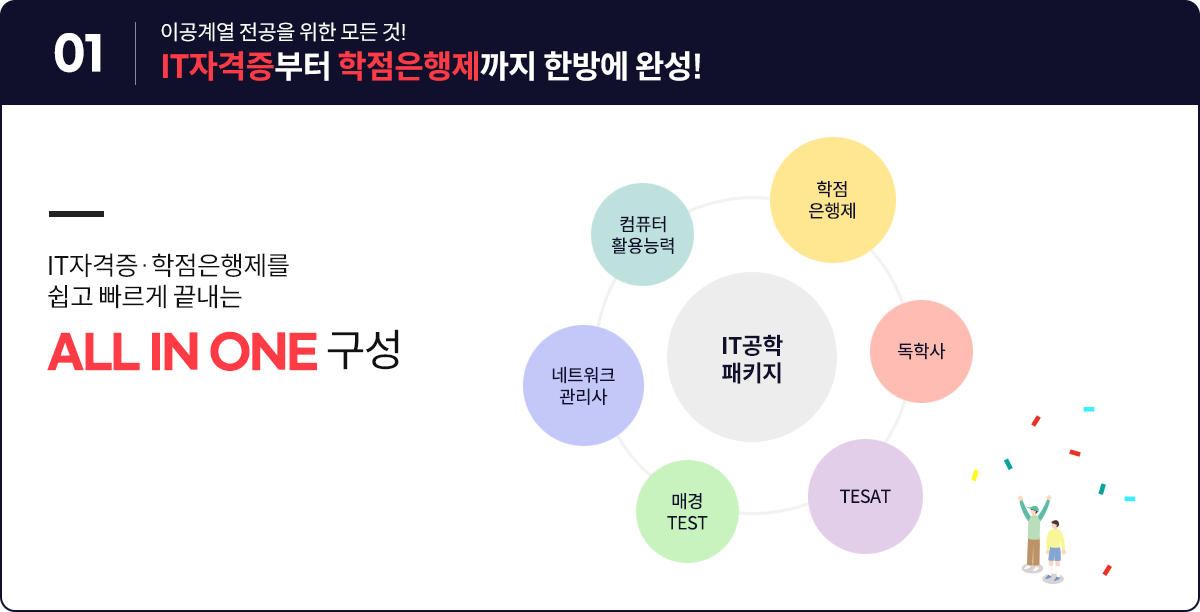 이공계열 전공을 위한 모든 것! IT자격증부터 학점은행제까지 한방에 완성!