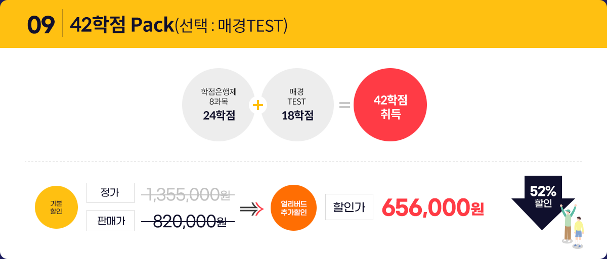 42학점 Pack(선택 : 매경TEST)