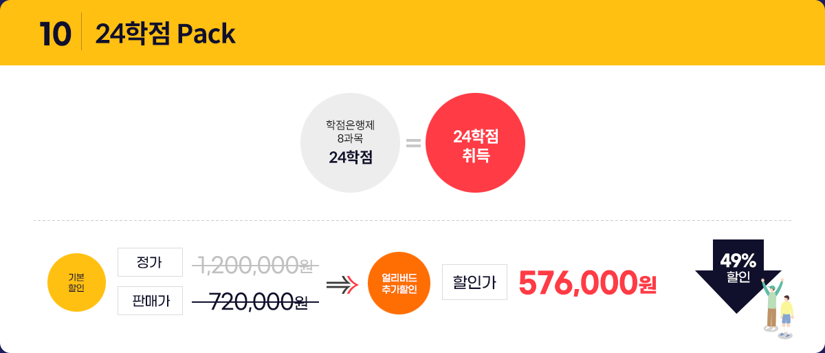 24학점 Pack