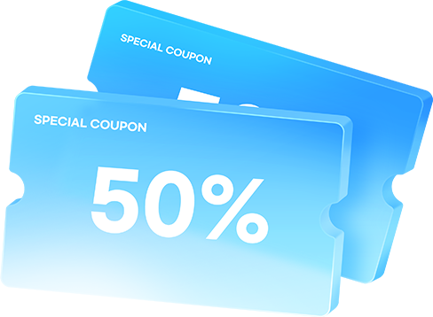 50%할인 쿠폰 받자