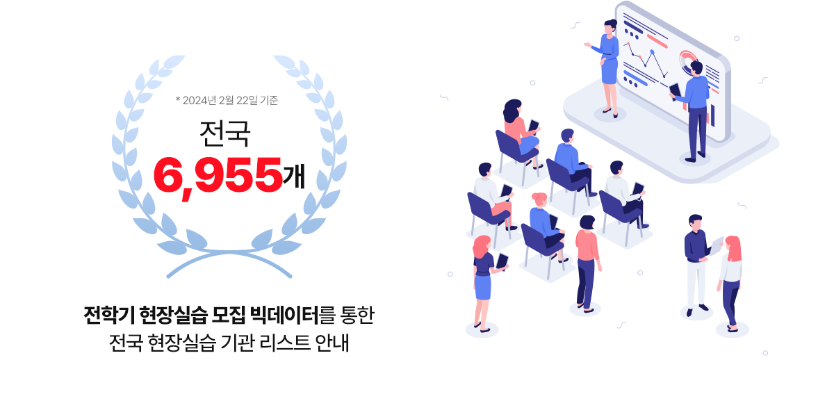 전학기 현장실습 모집 빅데이터를 통한 전국 현장실습 기관 리스트 안내