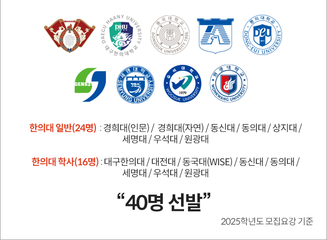 한의대 일반/학사편입