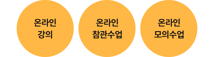 온라인 강의, 참관수업, 모의수업